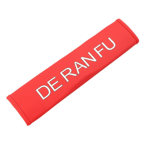 DERANFU Car Safety Cover Strap Seat Belt Shoulder Protector(Red)