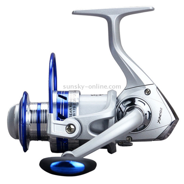 YUMOSHI AL5000 Metal 12 Ball Bearings Ratio 5.5:1 Fishing Pole Wheel
