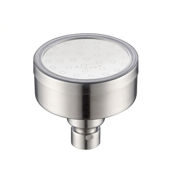 Removable and Washable 304 Stainless Steel Round Pressurized Top Spray Shower Head, Size: 80mm(Silver)