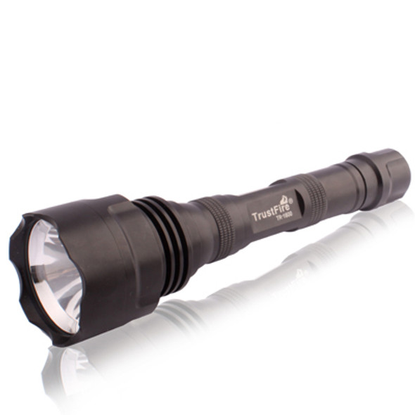 TrustFire Super Bright LED Flashlight, 6 T6 LED, Compatible with Li-18650