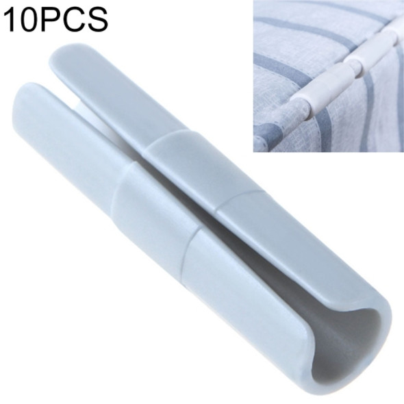 10 PCS Multi-function Mattress Quilt Clip Anti-skid Retainer Buckle(Grey)