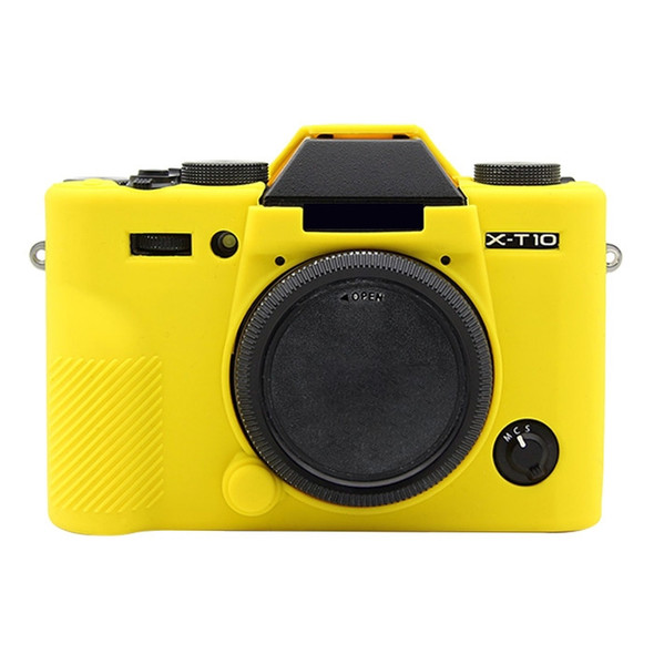 PULUZ Soft Silicone Protective Case for FUJIFILM X-T20(Yellow)