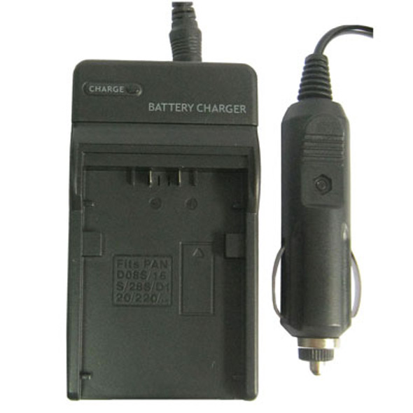 Digital Camera Battery Charger for Panasonic D08S/ 16S/ 28S/ D120/ 220/ 320(Black)