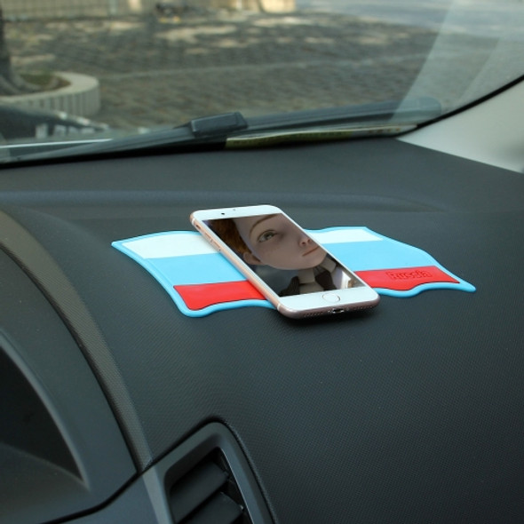 RUS Flag Pattern Car Phone Anti-Slip Mat, Size: 21 x 12 x 0.5cm