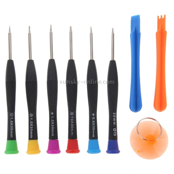 9 in 1 Professional Screwdriver Set Repair Open Tool Kit for iPhone 6 / iPhone 5 & 5S / Mobile Phone