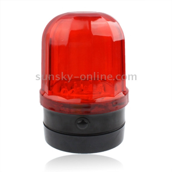 6-LED Flash Strobe Warning Light for Auto Car with Strong Magnetic Base (Red + Black)