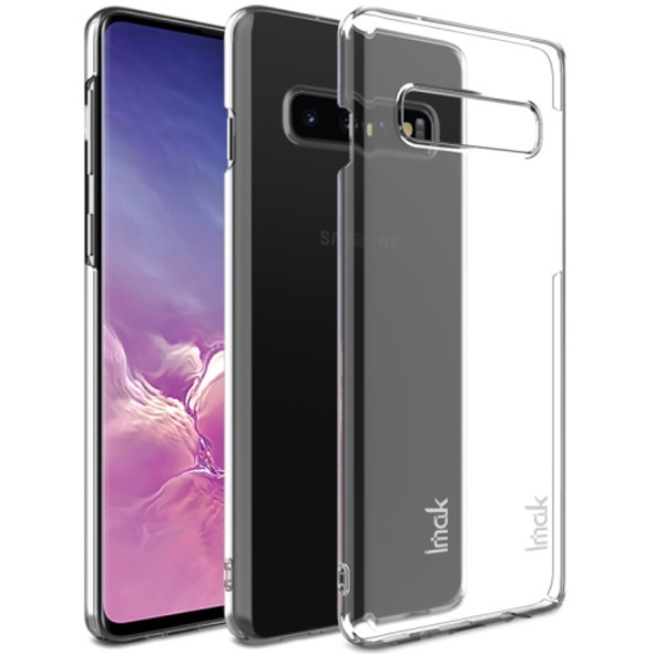 IMAK Wing II Wear-resisting Crystal Pro Protective Case for Galaxy S10, with Screen Sticker (Transparent)