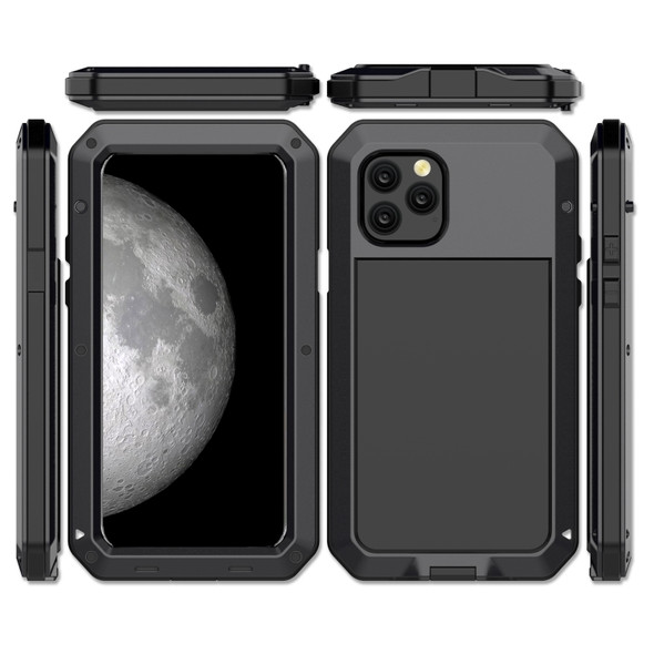 For iPhone 11 Pro Max Metal Armor Triple Proofing  Protective Case(Black)