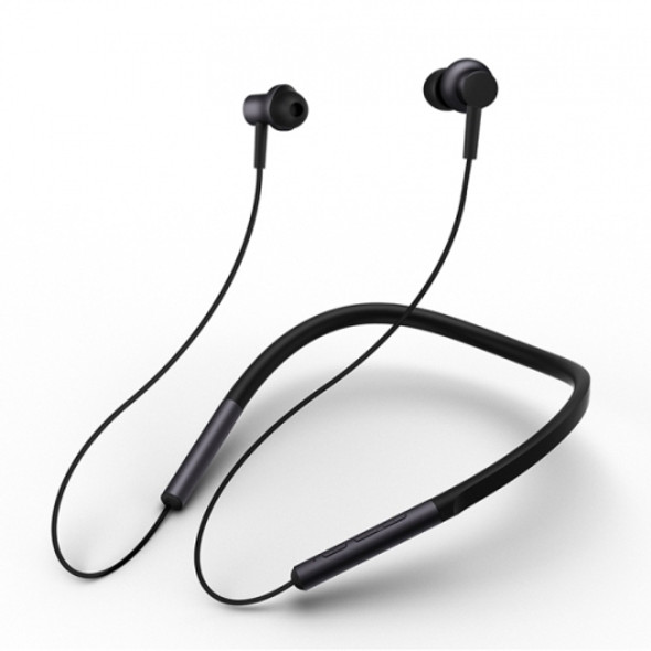 Original Xiaomi Fashion Sports Bluetooth Neck Ring Earphone In-Ear Earbuds with Mic, For iPhone, Samsung, Huawei, Xiaomi, HTC and Other Smartphones(Black)