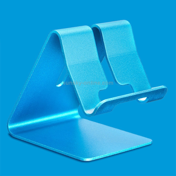 Aluminum Stand Desktop Holder, For iPad, iPhone, Galaxy, Huawei, Xiaomi, HTC, Sony, and other Mobile Phones or Tablets(Blue)