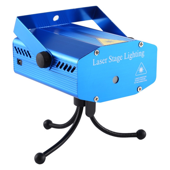 Mini Laser Stage Lighting Holographic Laser Star Projector without Remote Control(UK Plug)