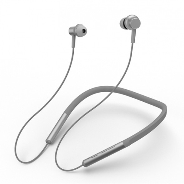 Original Xiaomi Fashion Sports Bluetooth Neck Ring Earphone In-Ear Earbuds with Mic, For iPhone, Samsung, Huawei, Xiaomi, HTC and Other Smartphones(Grey)