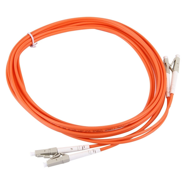 LC-LC Single-Core Multi Mode Fiber Optic Jumper, Length: 3m