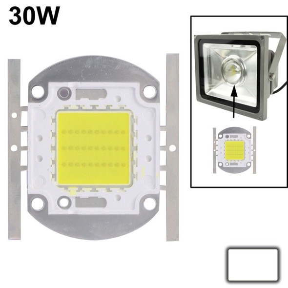 30W High Power White LED Lamp, Luminous Flux: 2500lm(White Light)