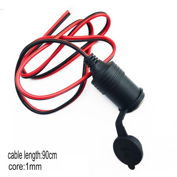 90cm 1mm Core Car Cigarette Cigar Lighter DC12/24V Extension Fuse Tap Holder Lead