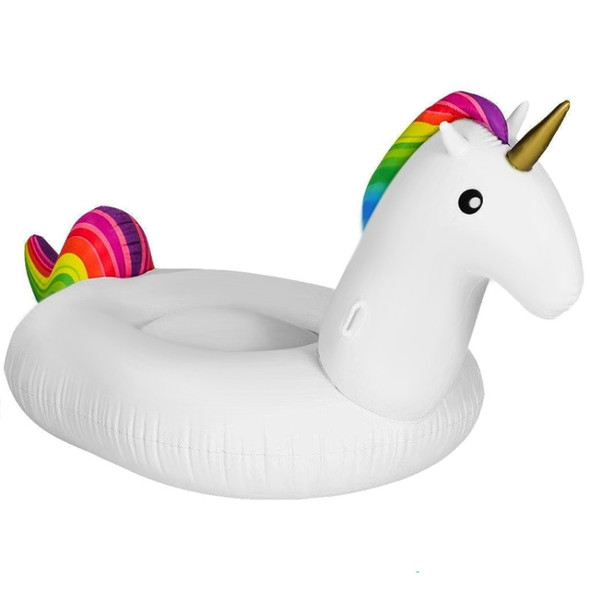 Inflatable Unicorn Shaped Floating Mat Swimming Ring, Inflated Size: 275 x 140 x 120cm