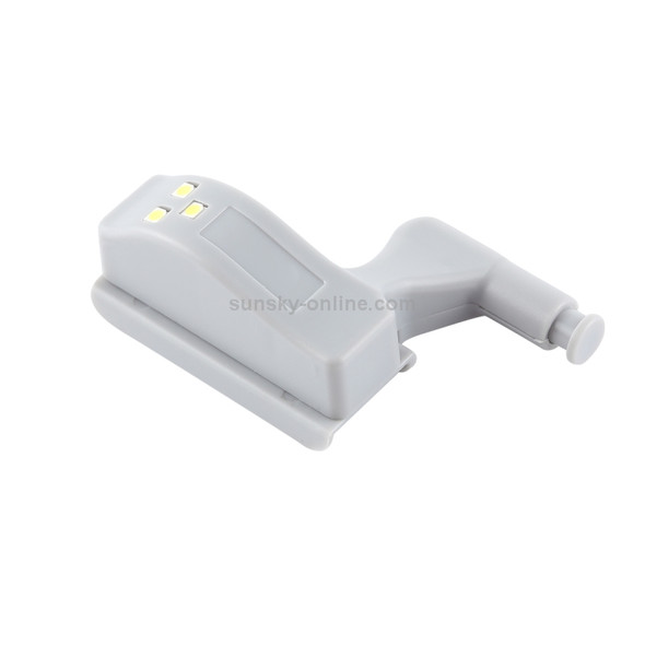 10 PCS 0.3W Universal Inner Hinge LED Sensor lamp Cupboard 3 LEDs Night light Auto ON/OFF Bulb(White Light)