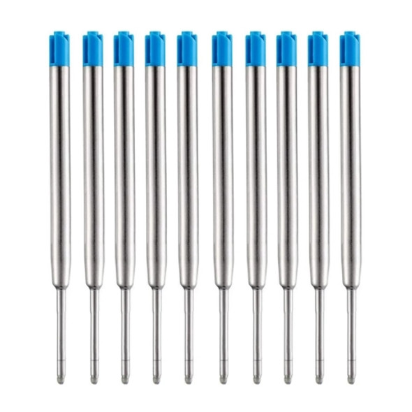 10 PCS Defensive Pen Refills Roller Ball Pen Refill Black Ink Fit for Defense Pen(Blue)