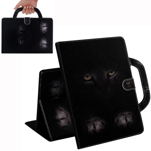 Cat Pattern Horizontal Flip Leather Case for Amazon Kindle Fire HD 8 2015/2016/2017/2018, with Holder & Card Slot & Wallet