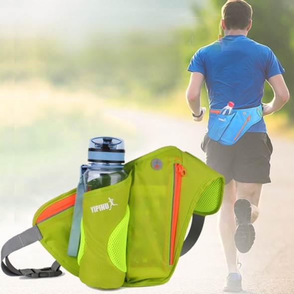 Multifunctional Outdoor Sports Water Bottle Running Waist for Men Women As Fanny Pack Bum Bag(Green)