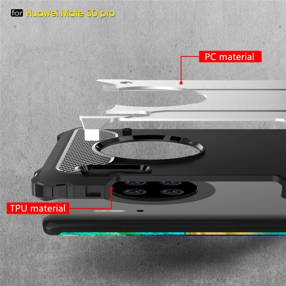 For Huawei Mate 30 Pro Magic Armor TPU + PC Combination Case(Black)