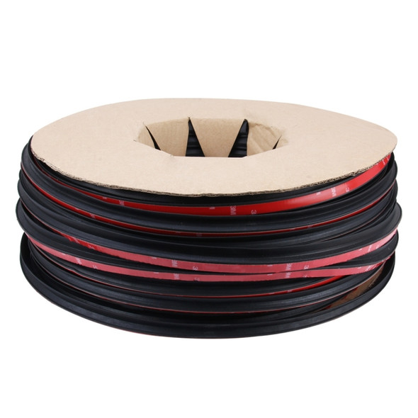 P-shaped Car Noise Reduction Sealing Strip with Sticker, Length: 100m