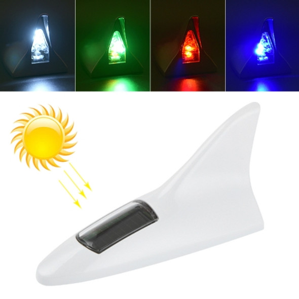 Solar Shark Fin High-positioned Alarm Light(White)