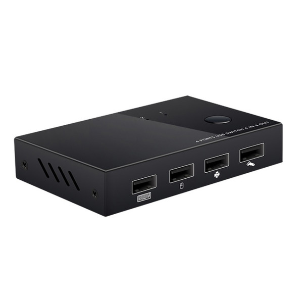 AM-UK204 USB2.0 2 In 4 Out Print Sharer Switch