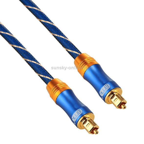 EMK LSYJ-A 10m OD6.0mm Gold Plated Metal Head Toslink Male to Male Digital Optical Audio Cable