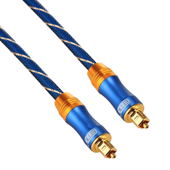 EMK LSYJ-A 15m OD6.0mm Gold Plated Metal Head Toslink Male to Male Digital Optical Audio Cable