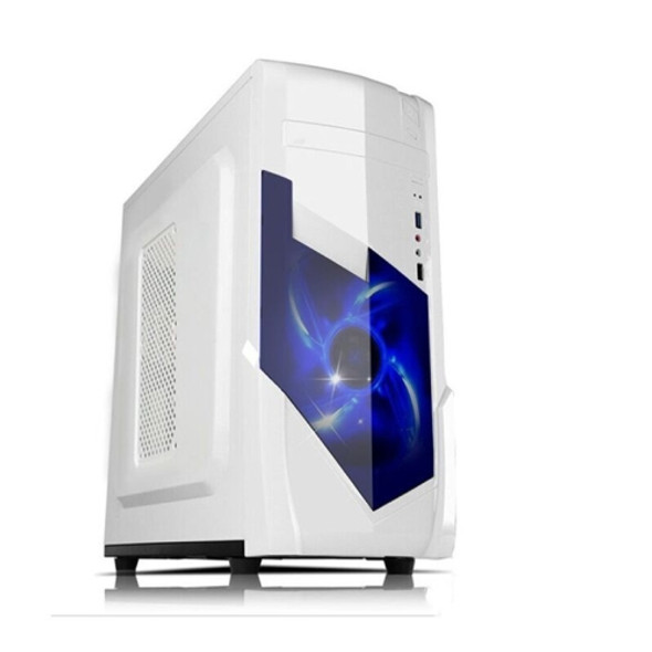 1728 USB 3.0 Main Chassis 440x180x480mm Micro-ATX / ATX PC PC Desktop Game Computer Case(White)