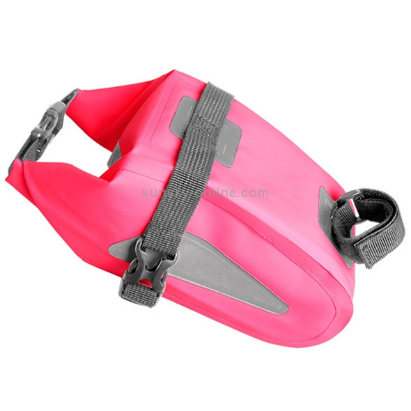 Outdoor Waterproof Multi-functional PVC Bag Tool Bag for Bicycle(Pink)