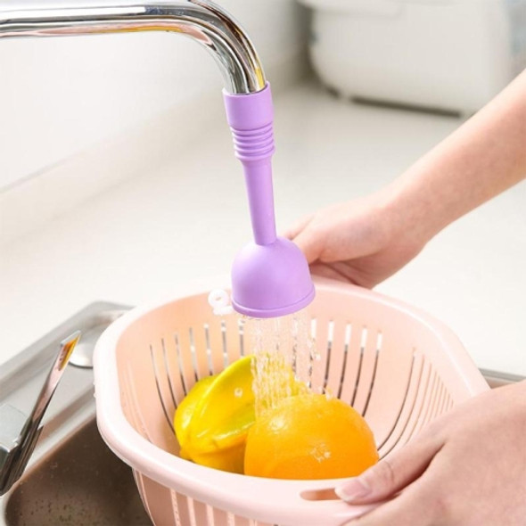 Kitchen Faucet Water-saving Shower(Long Purple)