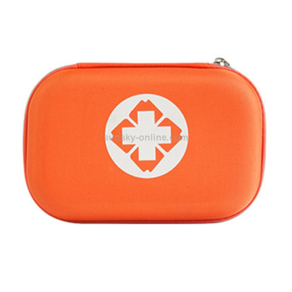 43 In 1 EVA Portable Car Home Outdoor Medical Emergency Supplies Medicine Kit Survival Rescue Box(Orange)