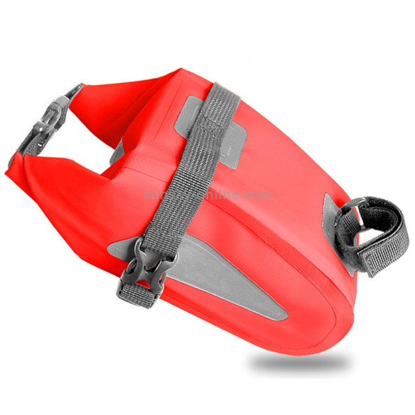 Outdoor Waterproof Multi-functional PVC Bag Tool Bag for Bicycle(Red)