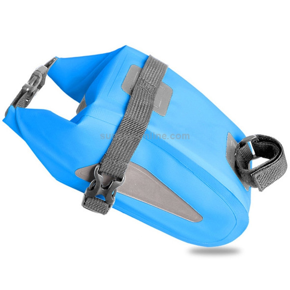 Outdoor Waterproof Multi-functional PVC Bag Tool Bag for Bicycle(Sky Blue)