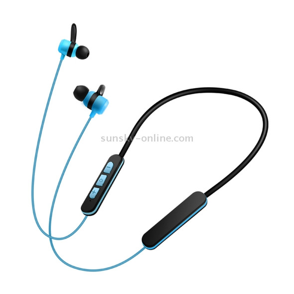 BT-KDK58 In-Ear Wire Control Sport Magnetic Suction Wireless Bluetooth Earphones with Mic, Support Handfree Call, For iPad, iPhone, Galaxy, Huawei, Xiaomi, LG, HTC and Other Smart Phones(Blue)