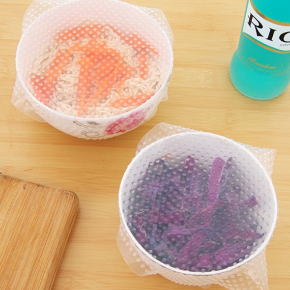 2 PCS Reusable Multifunctional Silicone Food Fresh Keeping Wrap Kitchen Tool, Size: 19*19cm