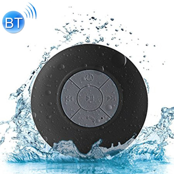 BTS-06 Mini Waterproof IPX4 Bluetooth V2.1 Speaker, Support Handfree Function, For iPhone, Galaxy, Sony, Lenovo, HTC, Huawei, Google, LG, Xiaomi, other Smartphones and all Bluetooth Devices(Black)