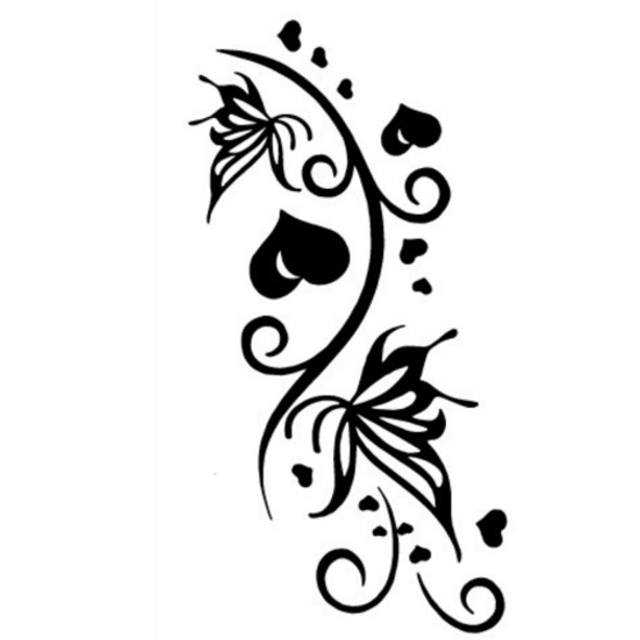 10 PCS Classic Black  Waterproof Temporary Tattoo Sticker(HC-148)