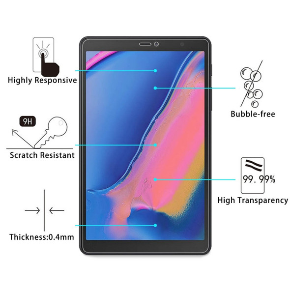 25 PCS 0.4mm 9H Explosion-proof Tempered Glass Film for Galaxy Tab S6 / T860