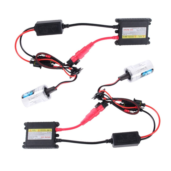 2PCS 35W HB3/9005 2800 LM Slim HID Xenon Light with 2 Alloy HID Ballast, High Intensity Discharge Lamp, Color Temperature: 4300K