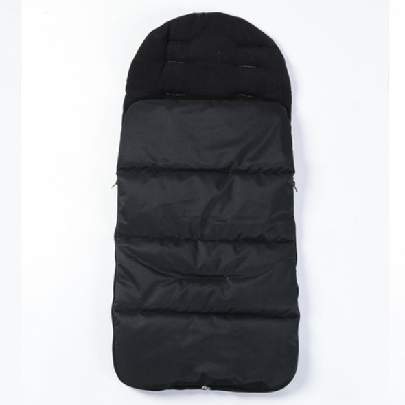 Winter and Autumn Baby Stroller Sleeping Bag Waterproof Stroller Foot Cover(Black)