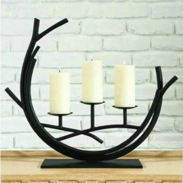 Romantic Vintage Wrought Iron Home Decoration Candle Holder Decoration, Excluding Candles