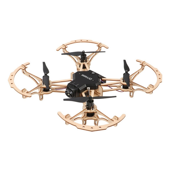 HELIWAY M2 DIY Building Wooden 4-Axis Quadcopter with Remote Control, Support  Headless Mode & Altitude Hold