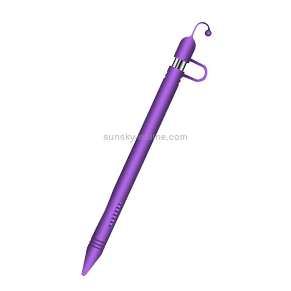 Apple Pen Cover Anti-lost Protective Cover for Apple Pencil (Purple)