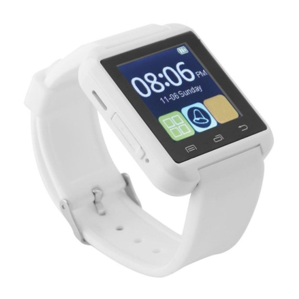 Portable Multifunctional Bluetooth V3.0 + EDR Smart Wrist Watch(White)