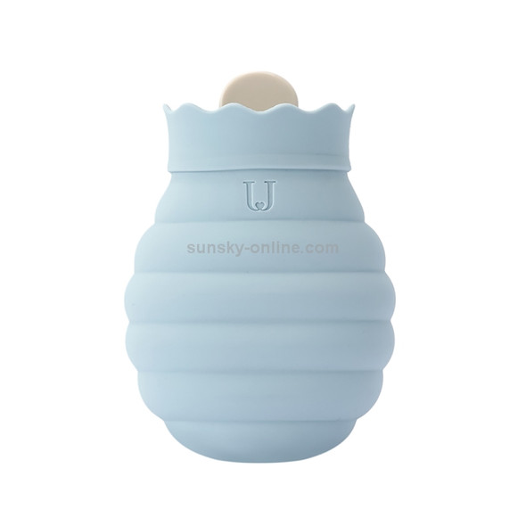 Original Xiaomi Warm Water Bag  Silicone Hot Water Bag Small Size?15x10x5.8cm (Gray Blue)