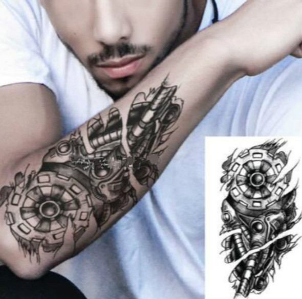 2 PCS Fashion Arm Disposable Tattoo Sticker(TH-508)