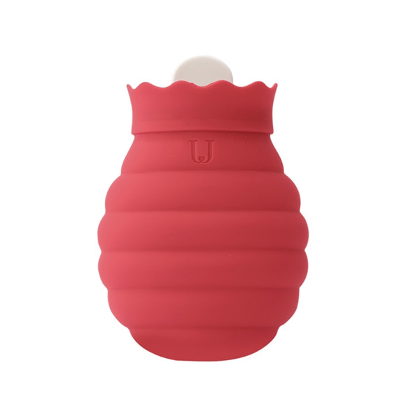 Original Xiaomi Warm Water Bag  Silicone Hot Water Bag Small Size?15x10x5.8cm (Red)